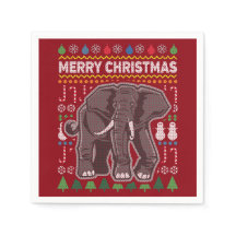 Elephant Ugly jul Sweater Wildlife Series