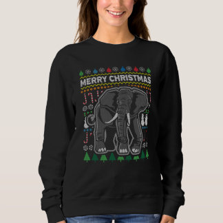 Elephant Ugly jul Sweater Wildlife Series Tröja
