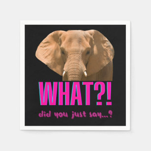 Elephant, vad sa du? pappersservett