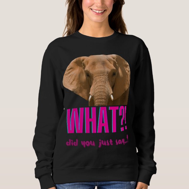 Elephant, vad sa du? t shirt (Framsida)