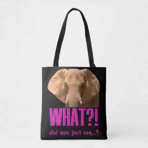 Elephant, vad sa du? tygkasse