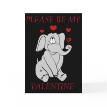 ELEPHANT VALENTINE GREETARD