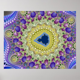 Elephant Valley Mandelbrot Fraktal Poster
