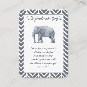 Elephant Vänskap Gift - Speciellare vänskapskän Visitkort