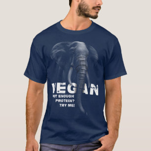Elephant Vegan Workout Wfpb Clothing Vegan Protein T Shirt