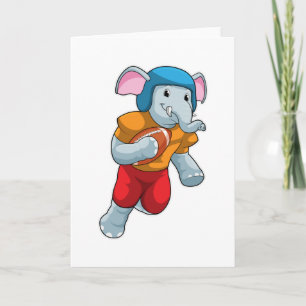 Elephant vid fotbollssportar kort