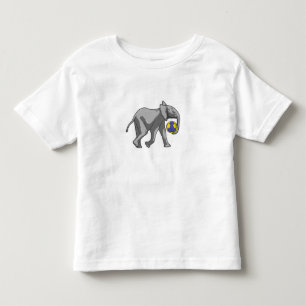 Elephant vid Handball Sports T Shirt