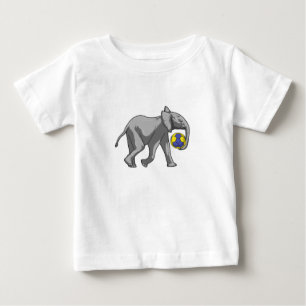 Elephant vid Handball Sports T Shirt