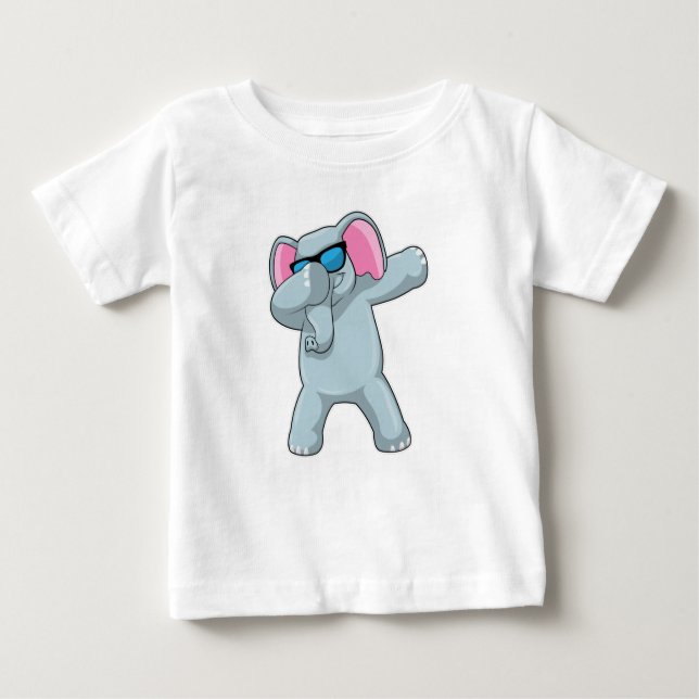 Elephant vid Hip hop Dance Dab T Shirt (Framsida)