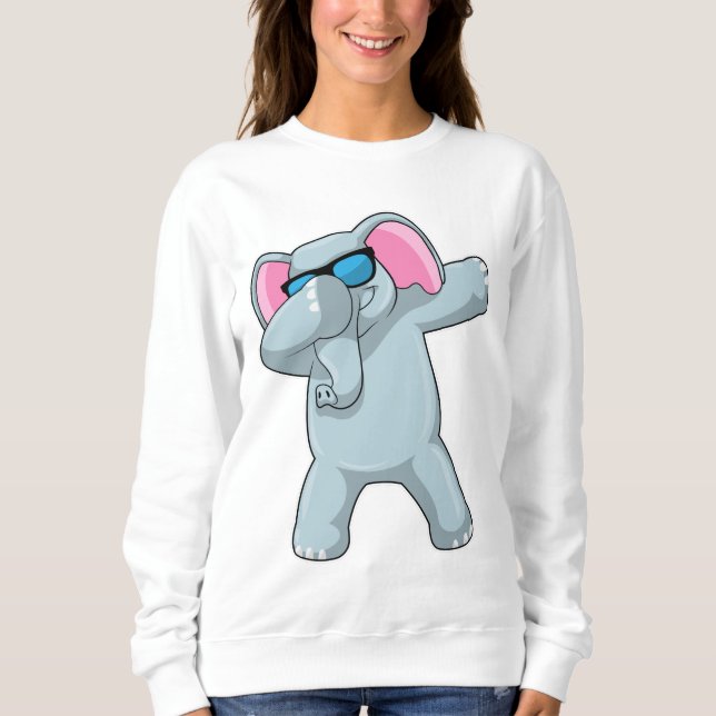 Elephant vid Hip hop Dance Dab T Shirt (Framsida)