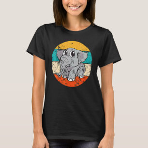 Elephant Vintage Retro T Shirt