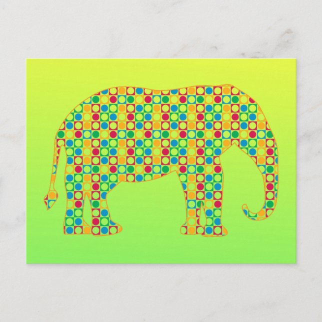 Elephant Vykort (Framsida)