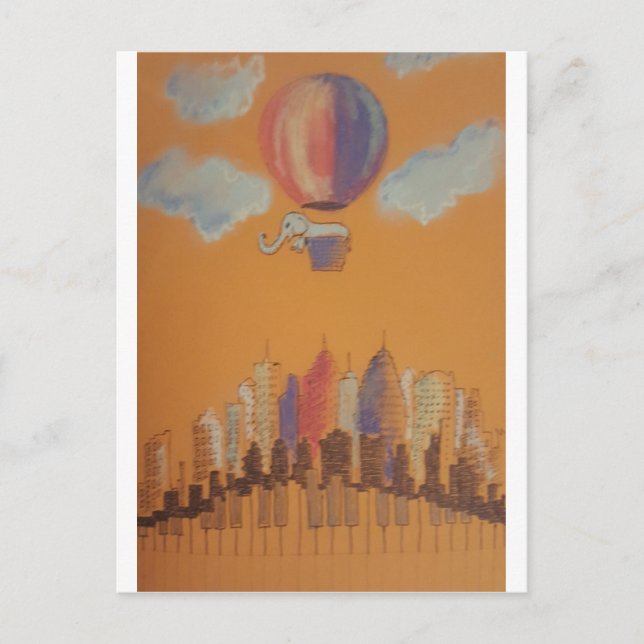 Elephant Vykort (Framsida)