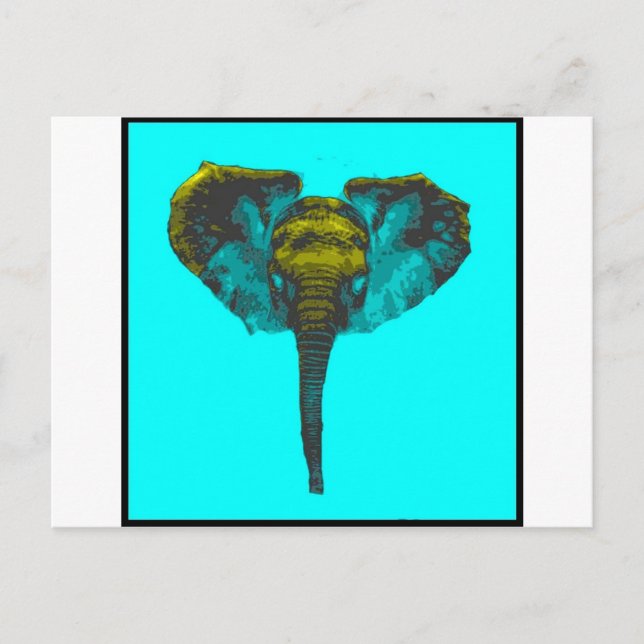 Elephant Vykort (Framsida)