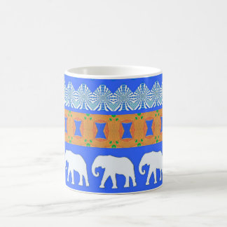 Elephant Walk mönster Kaffemugg