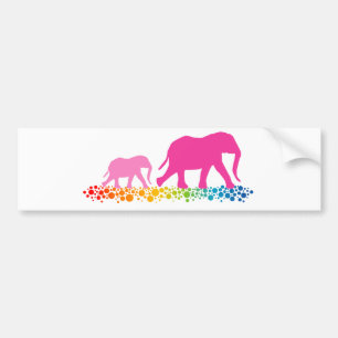 Elephant Walking Bildekal