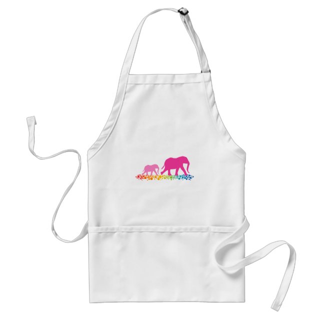 Elephant Walking Förkläde (Framsidan)