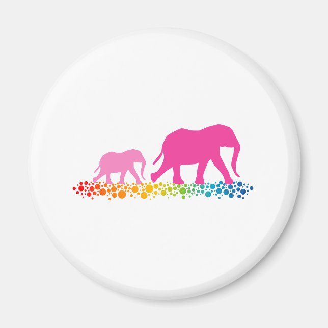 Elephant Walking Magnet (Framsidan)