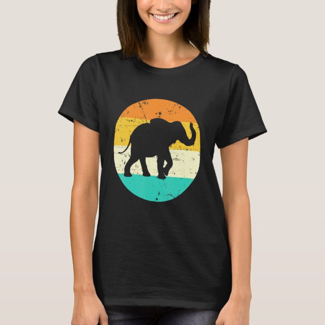 Elephant WHO Kärlek Animals 29 T Shirt (Framsida)