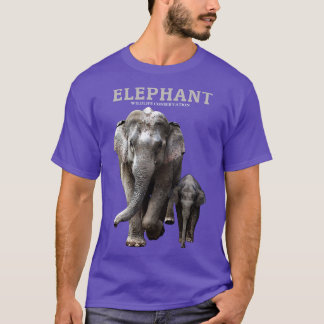 Elephant Wildlife Conservation T Shirt