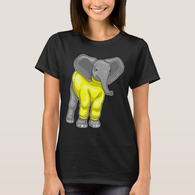 Elephant Winter T Shirt (Framsida)