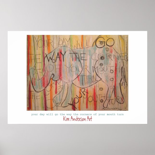 Elephant Wisdom Poster (Framsidan)