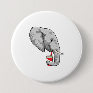 Elephant with Drink Knapp