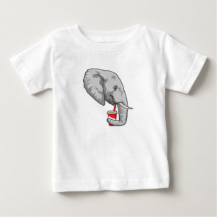 Elephant with Drink T Shirt
