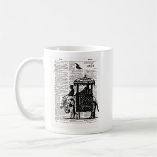 Elephant with Howdah Dictionary Art Kaffemugg