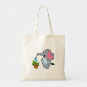 Elephant with Plant Tygkasse