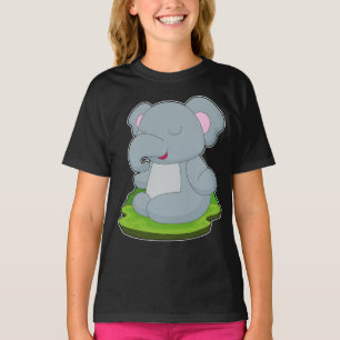 Elephant Yoga Fitness Meditation T Shirt