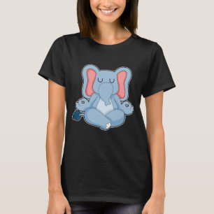 Elephant Yoga Meditation Gymnastics T Shirt