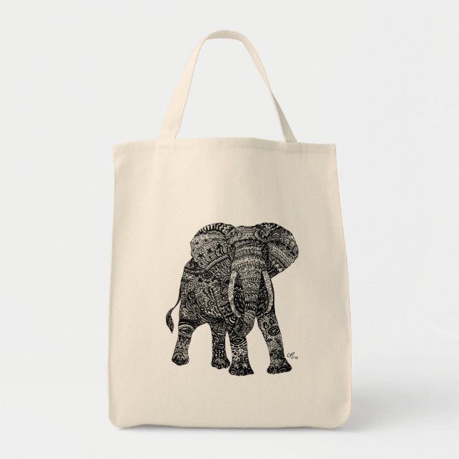 Elephantastic livsmedeltoto tygkasse (Framsidan)