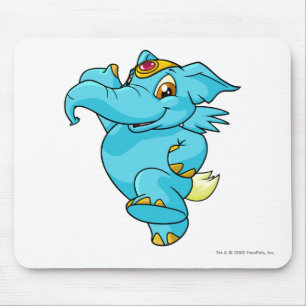 Elephante blått musmatta