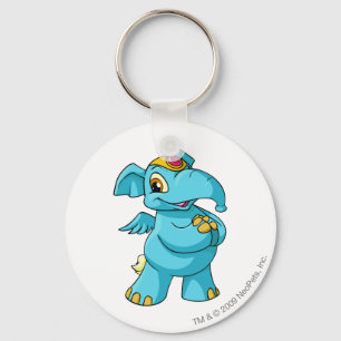 Elephante blått nyckelring