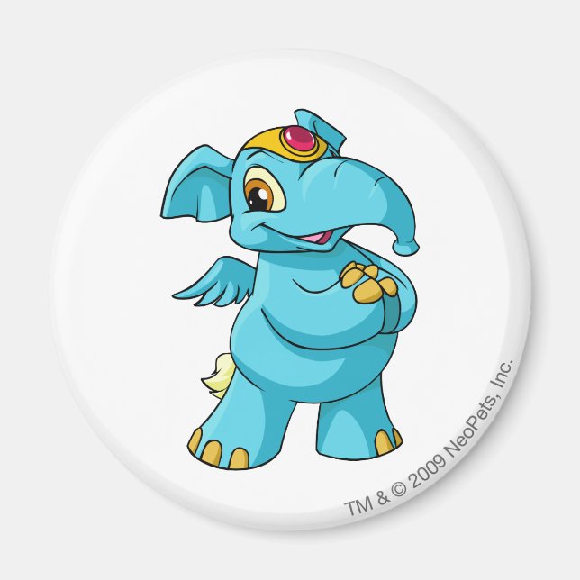 Elephante Blue Magnet (Framsidan)