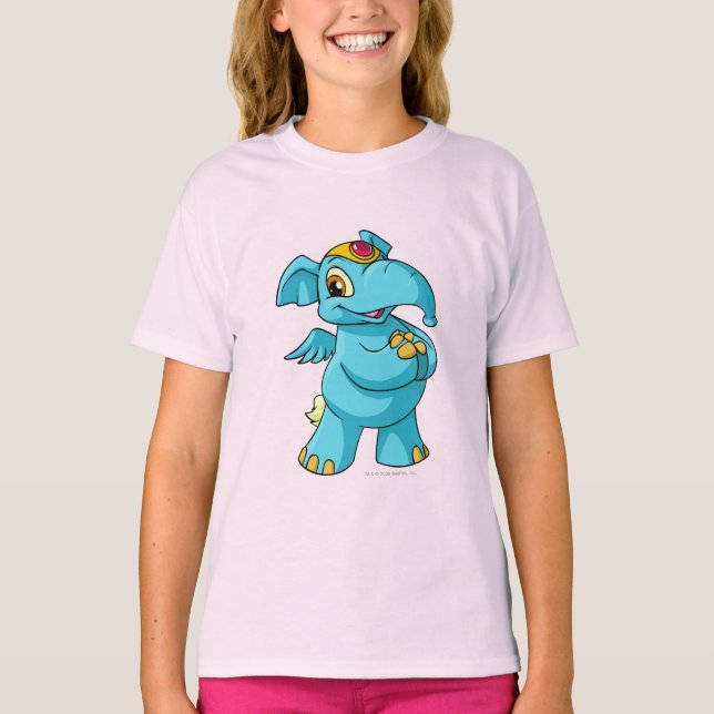 Elephante Blue T Shirt (Framsida)