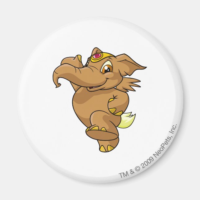 Elephante Brown Magnet (Framsidan)