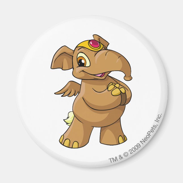 Elephante Brown Magnet (Framsidan)