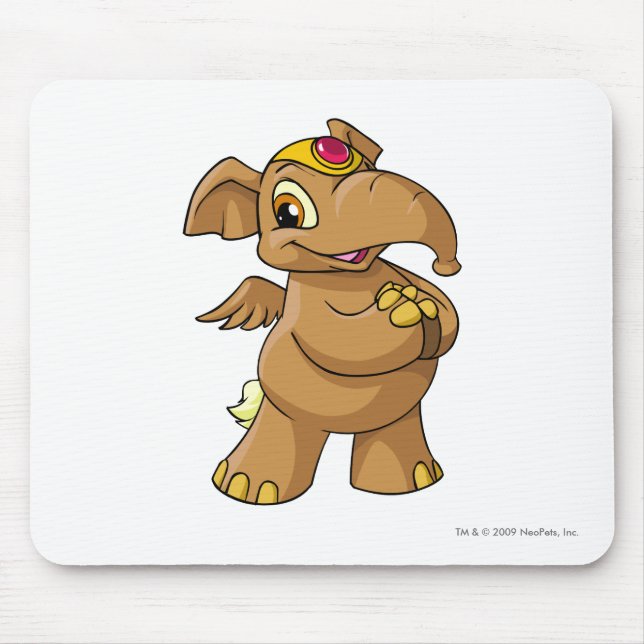 Elephante brunt musmatta (Framsidan)