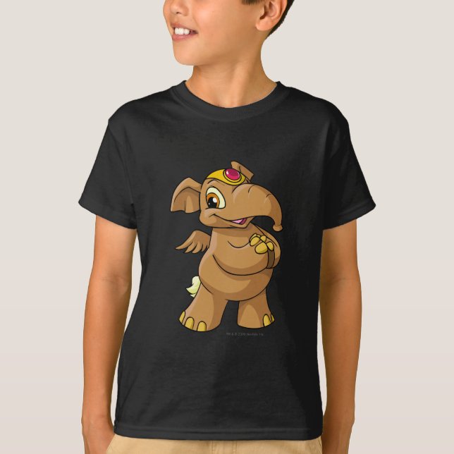 Elephante brunt tee shirt (Framsida)