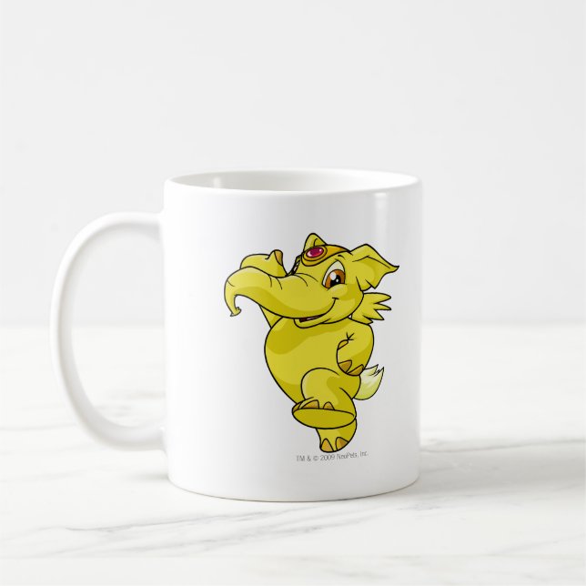 Elephante gult kaffemugg (Vänster)