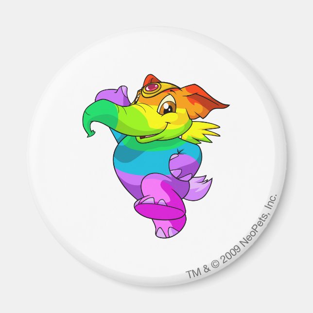Elephante Rainbow Magnet (Framsidan)