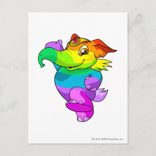 Elephante Rainbow Vykort