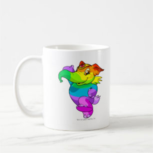 Elephante regnbåge kaffemugg