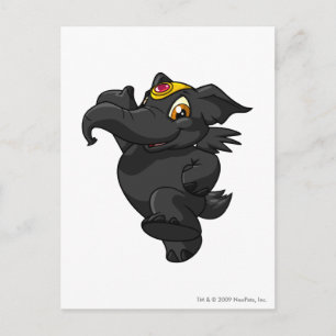 Elephante Shadow Vykort