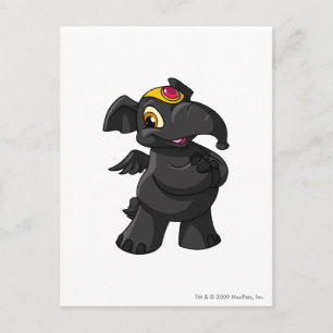 Elephante Shadow Vykort