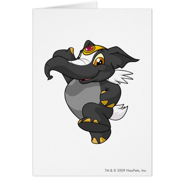 Elephante Skunk Hälsningskort (Framsidan)