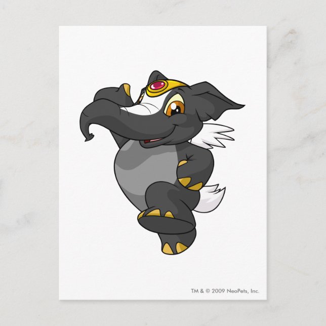 Elephante Skunk Vykort (Framsida)