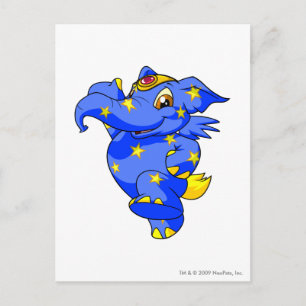 Elephante Starry Vykort